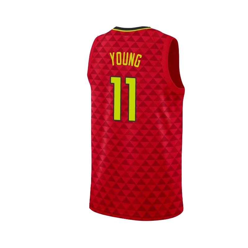 

Embroidered #11 Men's Trae Young Basketball Jersey/ Uniform Basketball short sleeves