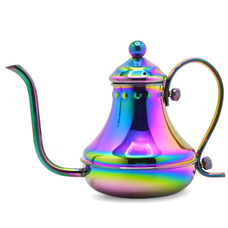 

Vintage Palace Coloful Pour Over Coffee Kettle designed for drip coffee