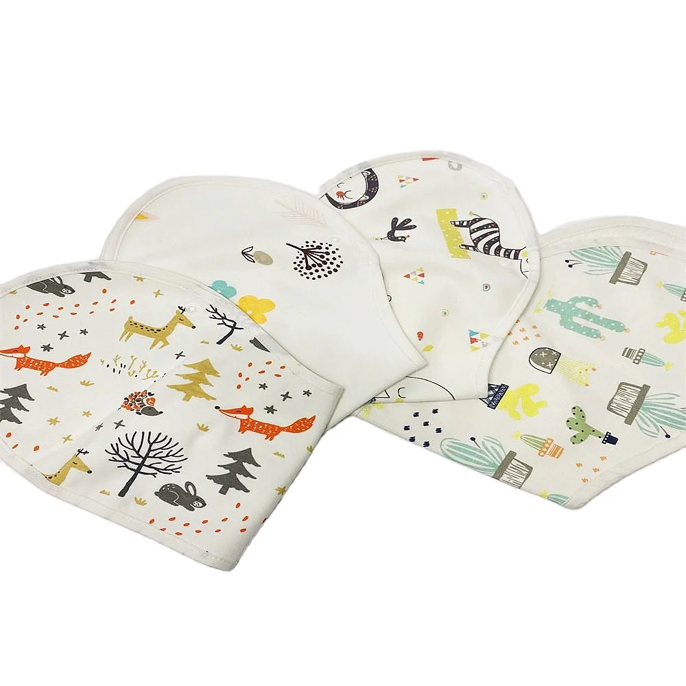 

C'dear Amazon Wholesale ODM OEM Reactive Dyeing Waterproof Infant Organic Cotton Pacifier Baby Burp Cloth Clip//, Customized