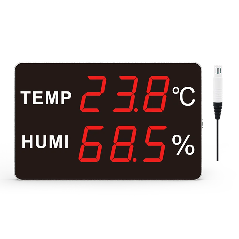temperature and humidity display