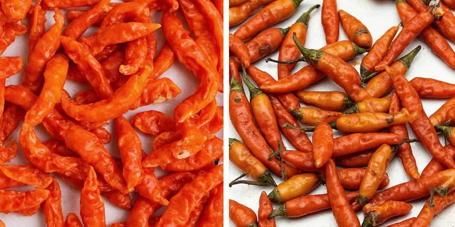 Habaneros in air fryer before drying