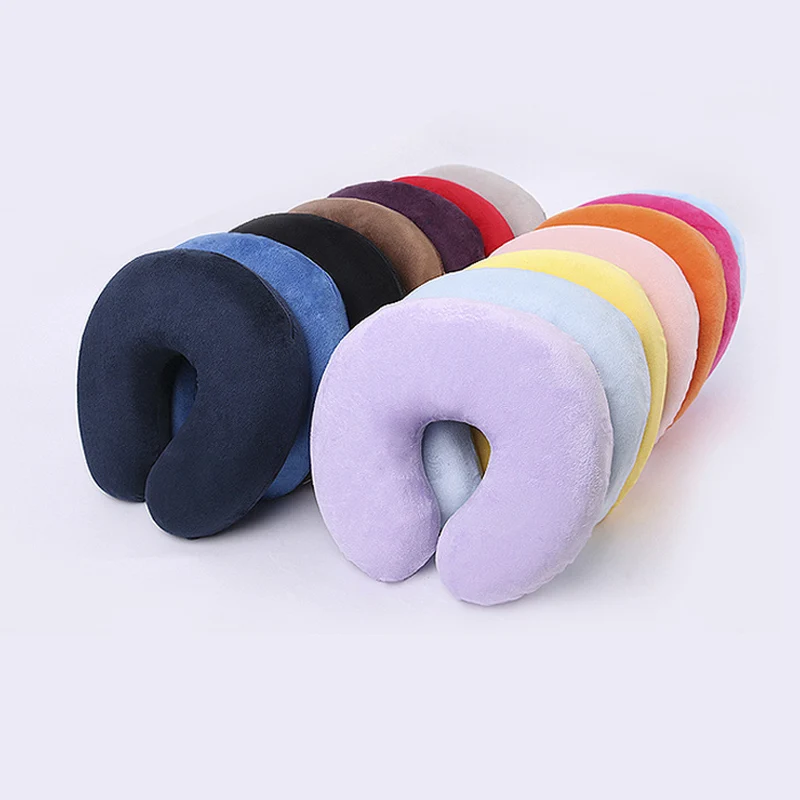 

Wholesale High-quality Airplane Memory Foam Travel Pillow Student and office worker neck rest travel U-shaped pillow