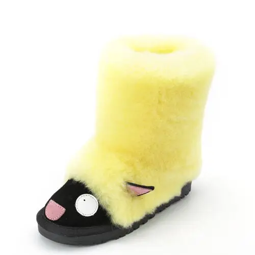 

Factory wholesale fur one warm non-slip women's boots, Pur color