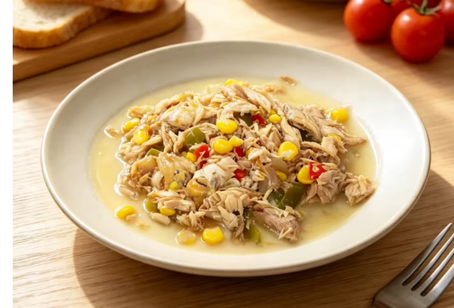 Easy Canned Tuna Flakes Salad Fish With Mixed Vegetables Ready to Eat OEM Private Label