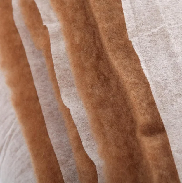 
RS NONWOVEN fluffy breathable no smell high quality camel wool felt wadding for mattress quilts stuffings interlinings 