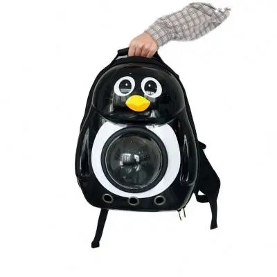 

Cat Bag Portable Pet Carrier Out Bag Transparent Cat Backpack Cat Cage Dog Space Bag, Picture color