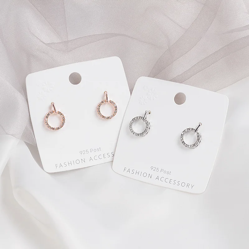 

fashion trendy rhinestone mini stud earrings 2021