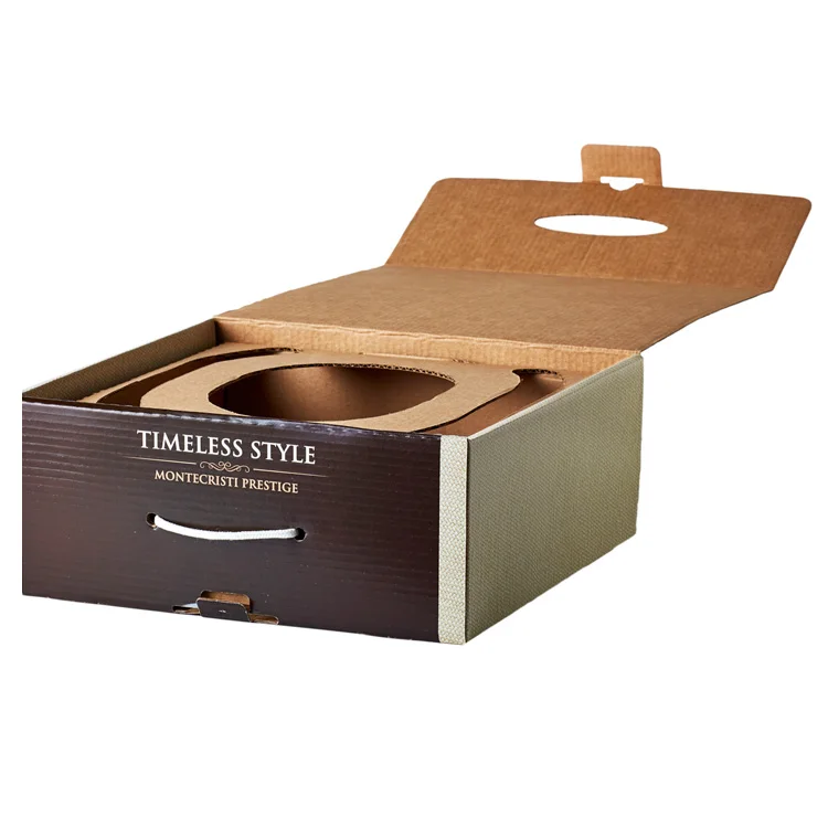 Custom Logo Printing Cowboy Hat Box Cardboard Large Storage Shipping