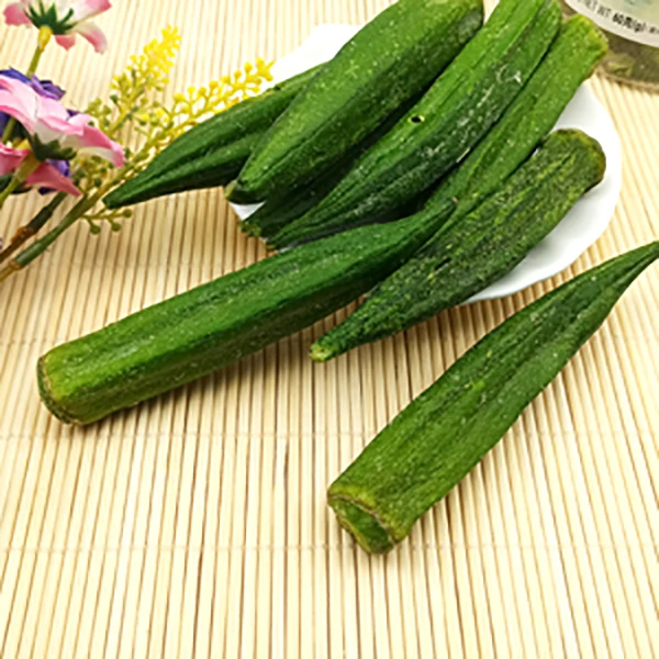 Congeladas de alta calidad okra verduras deshidratador secado instantáneo okra