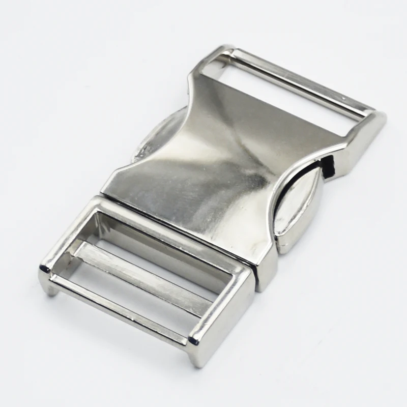 

great quality custom sizes sliver color aluminum release buckle for belts, Accept custom