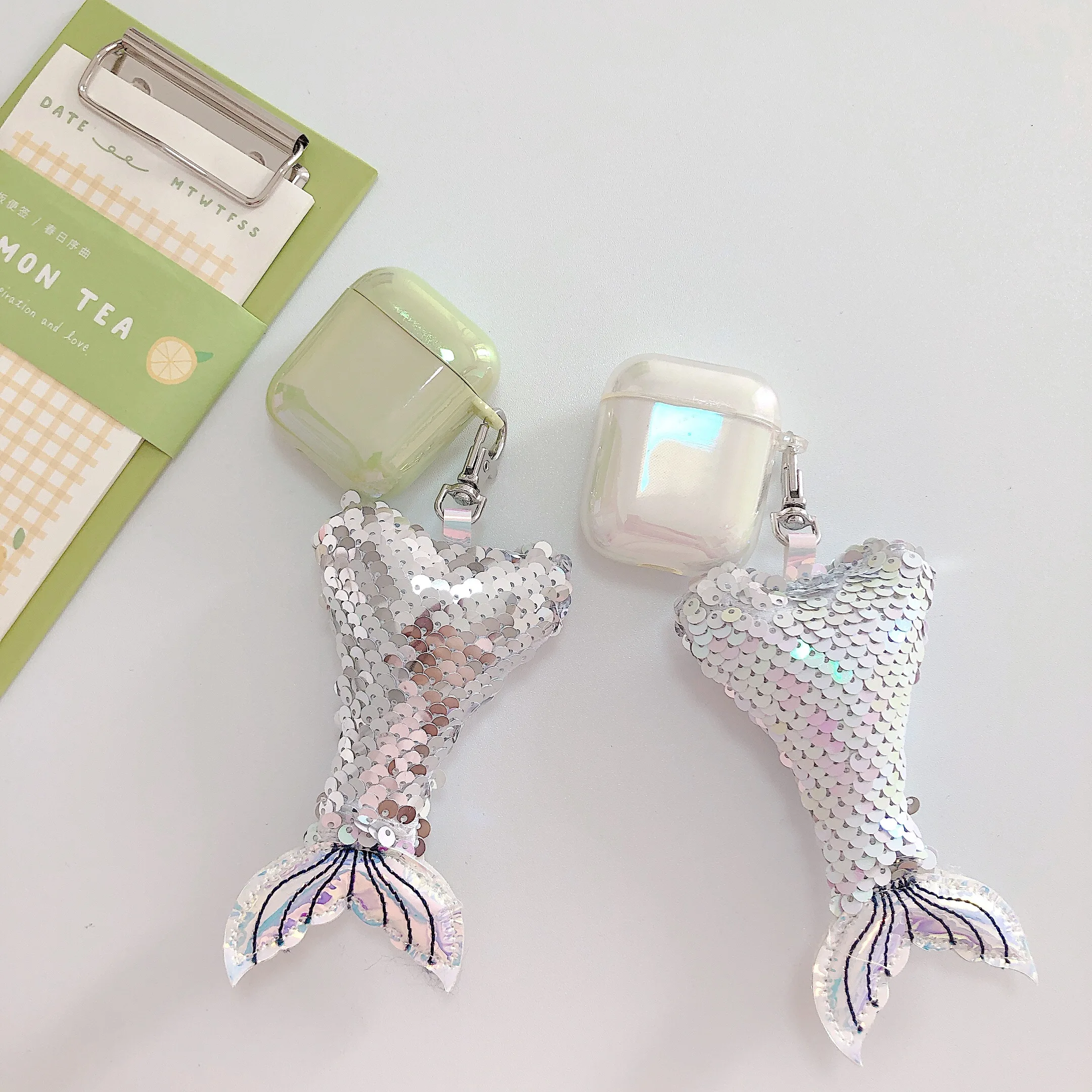 

Mermaid tail sequin color 2021 NEW Factory direct sale Earphone Protective Case for airpods 1 2 3 pro case, Multi colors