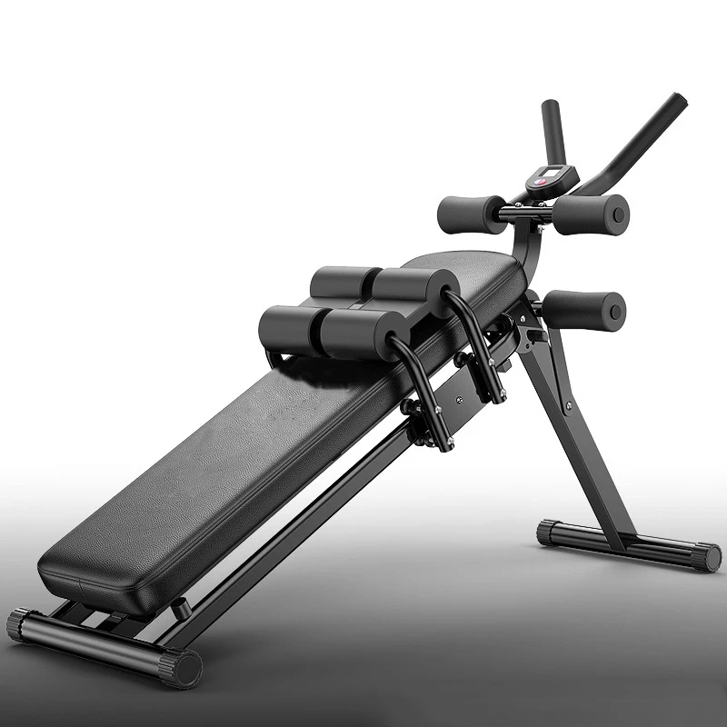 

Multifunction ab coaster machine,push up&sit up,home gym equipment,foldable ab coaster machine abdominal crunch exercise, Black