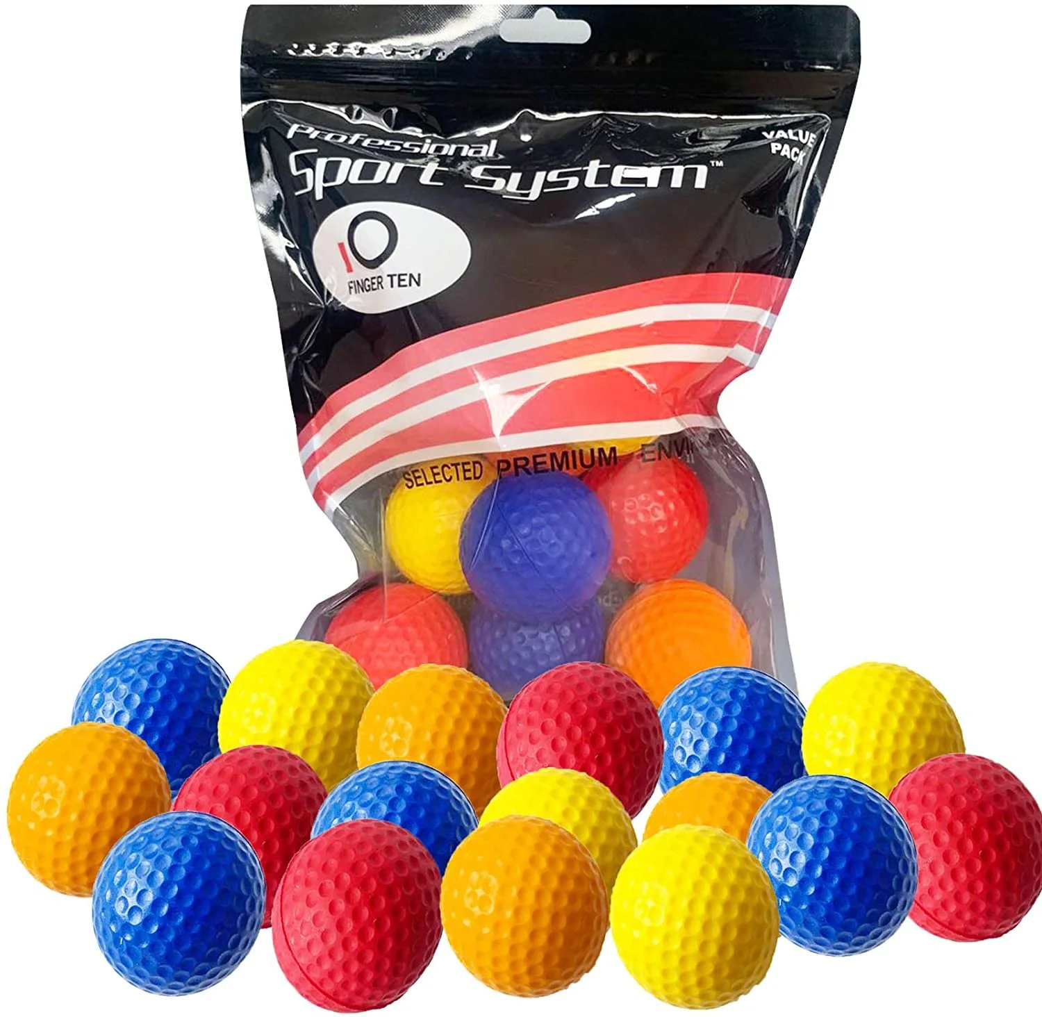 

Manufacture Golf Practice Ball Custom Logo Golf PU Foam Balls Swing Trainer Accessories Indoor Outdoor Practice Golf Balls