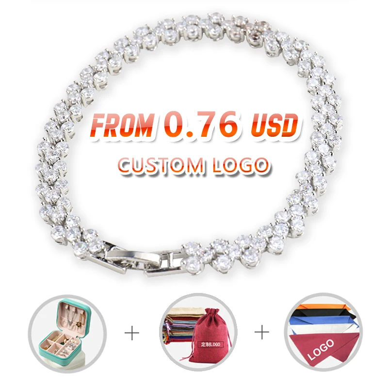 

Fashion Romantic Party Light Handmade Jewelry Charm Bracelet Gold and Silver Bracelet New Custom Logo Packaging