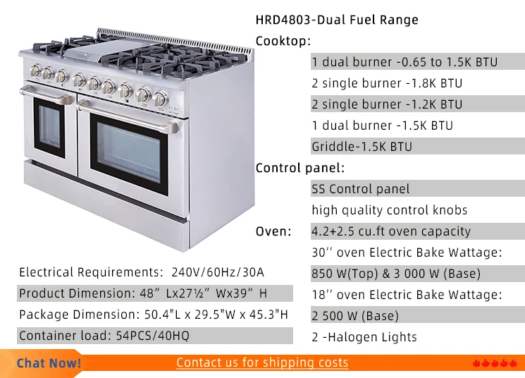 Big Free Standing Heavy Duty Gas Cooker Stove Electric Buy Heavy Duty