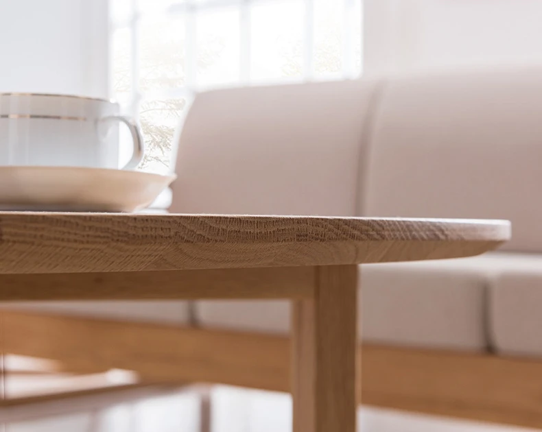 product-living room furniture design tea table in the shape of water drop wooden tea tablemodern cof-1
