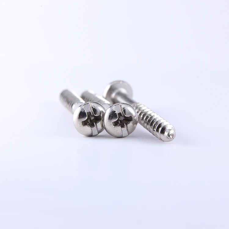 
Factory Direct Supply Cross Recessed Countersunk Head Steel Gold Nickel Wood Screw 