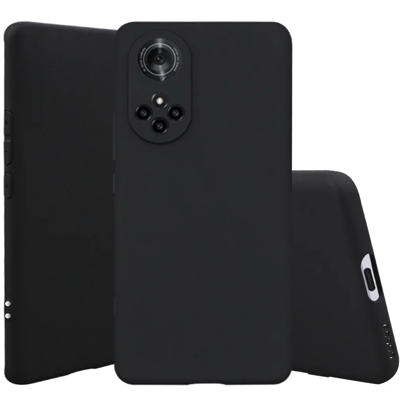 

Soft TPU back cover black Matte mobile phone bags cover case For Huawei nova 9 pro