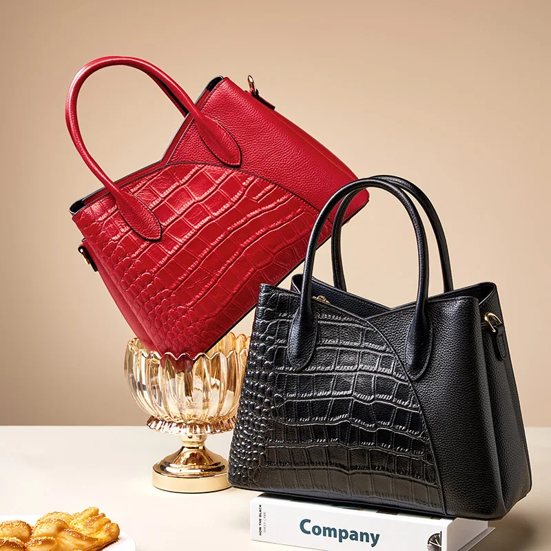 

Women handbags new fashion 2023 womens handbags leather crocodile pattern tote purse custom logo wholesales luxury women handbag