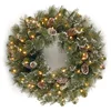 Cheap easter egg decorations wall hanging wreath with twigs metal frame