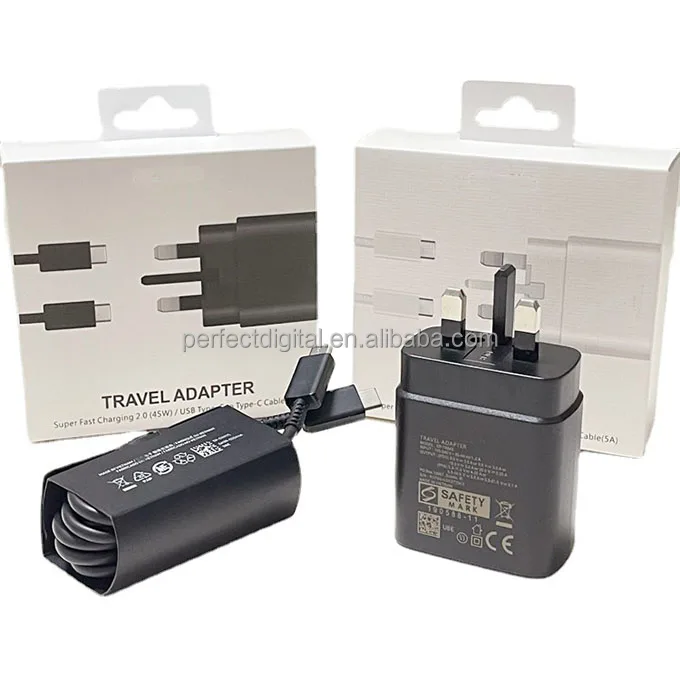 Factory Price Mobile Accessories Cable type c Cell Phone Chargers Fast Charging Usb-c power adapter for Samsung S20 S20+ S20U