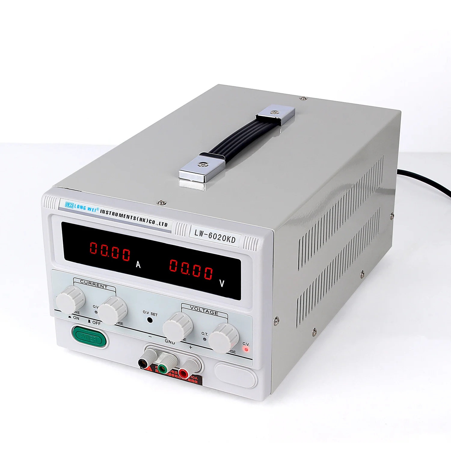 dispositivo medidor de corriente con función de protección Fuente de alimentación ajustable de CC para laboratorio pantalla digital 0-30 V/0-10 A