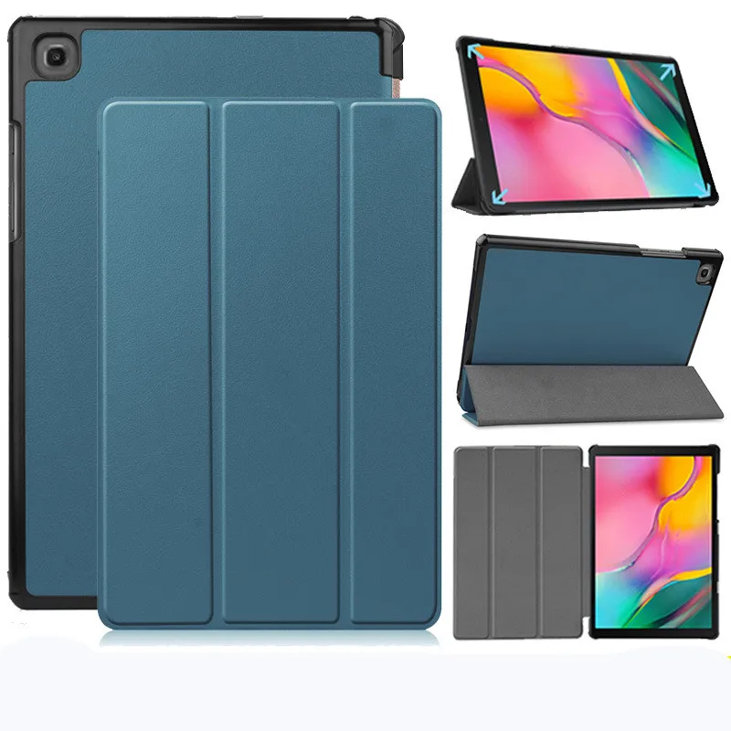 

Luxury Leather High Quality table case folio tablet stand case for Samsung Tab S7 FE A7 lite plus A7 TAB A E S2 2020 P610 T550, 3 color