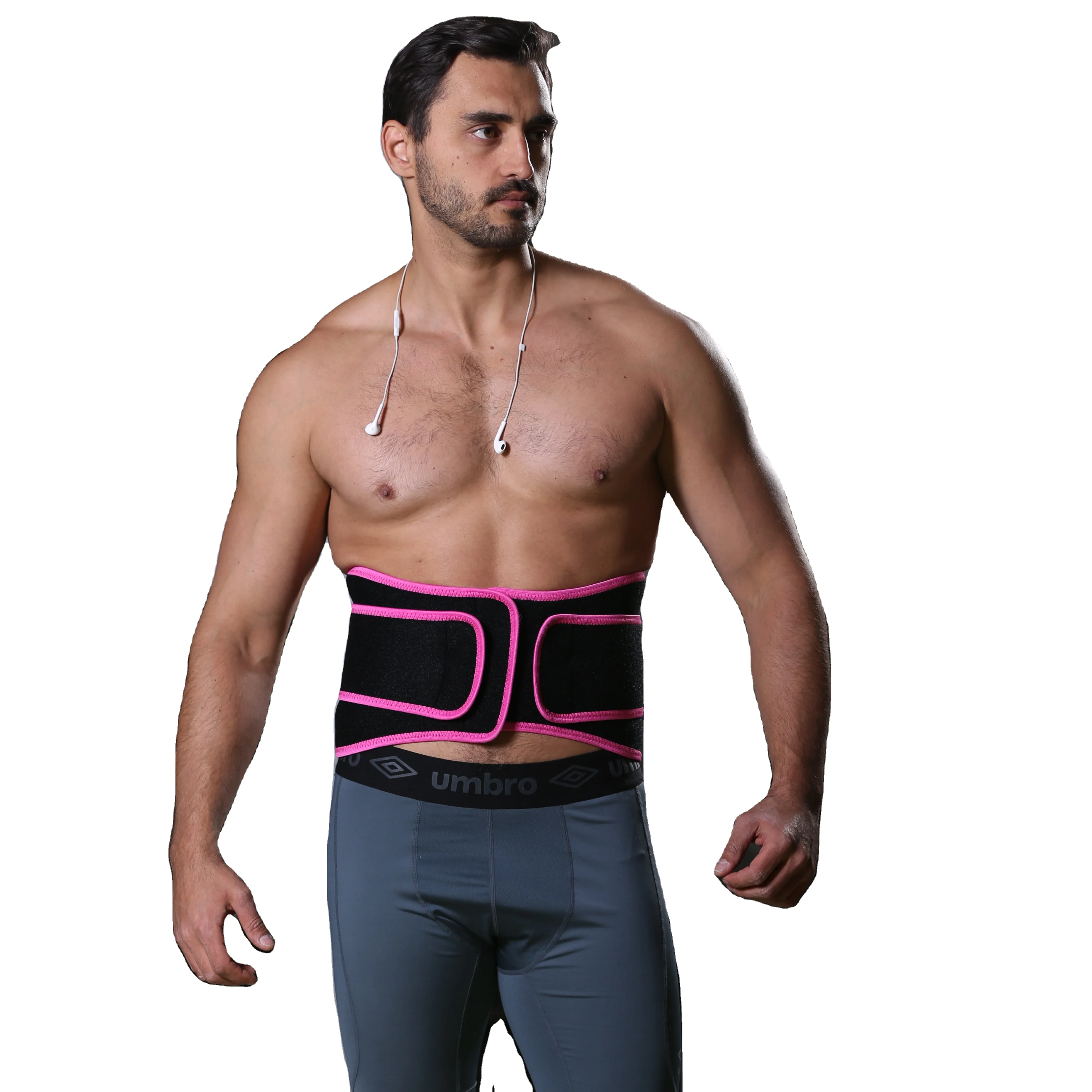 

Waist Trainer Slimming Body Shaper Belt - Sport Girdle Waist Trimmer Compression Belly Weight Loss, Black or customized color