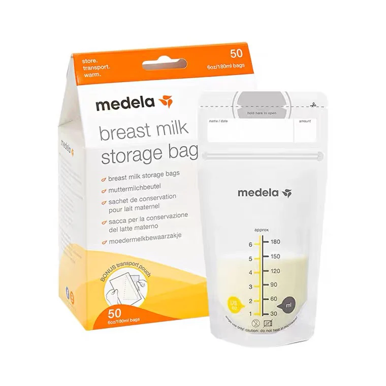 

Hot Sell Free Sterilized Breast Milk Storage Bags, Cmyk