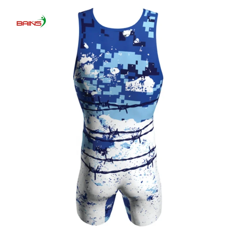 Make Your Own Design High Quality Cool Cheap Wrestling Singlets For