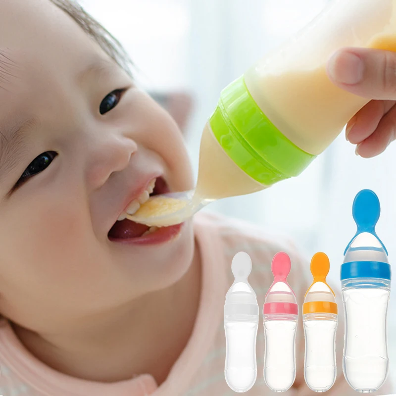 

BFA Free 50mm Wide Neck Silicone Baby Nipple Bottle For Aven Baby