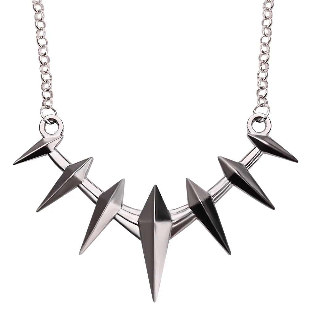 

Movie Souvenir Panther Men Collar Choker Black Panther Necklace, As picture show