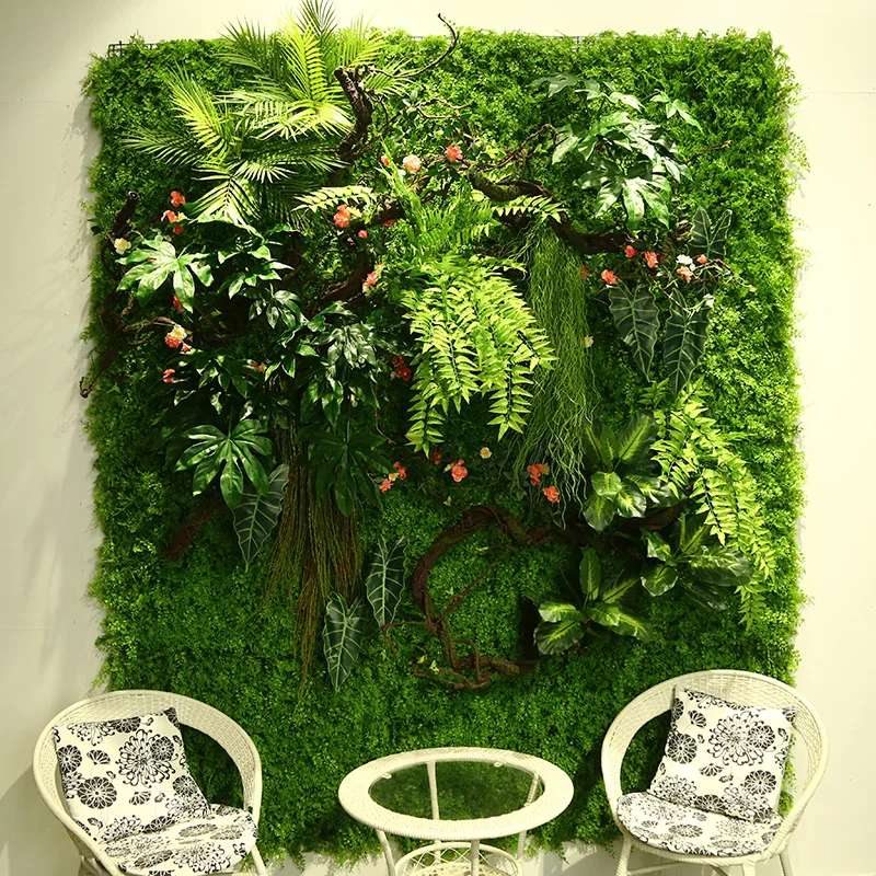 

Wholesale Vertical Wall Planting System Synthetic Grass Simulation Boxwood Hedge Artificial Wall Plant Outdoor