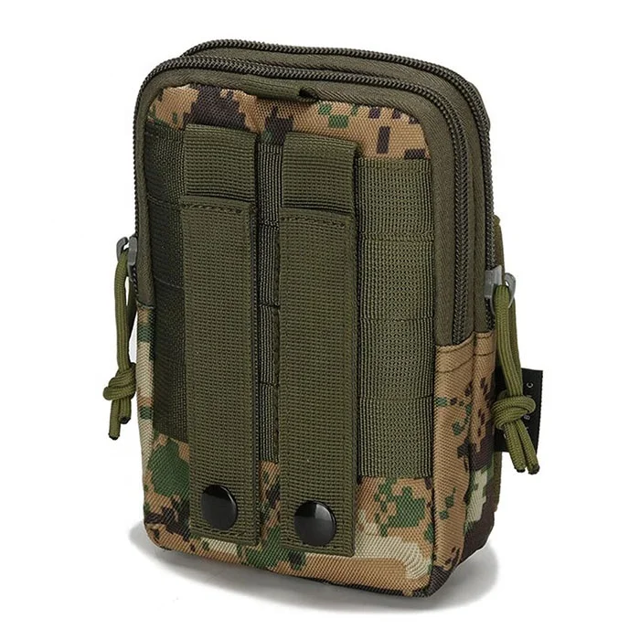 

Hiking Riding Camp Mobile Phone Saddlebag Tactical Camouflage Pouch Waist Bag