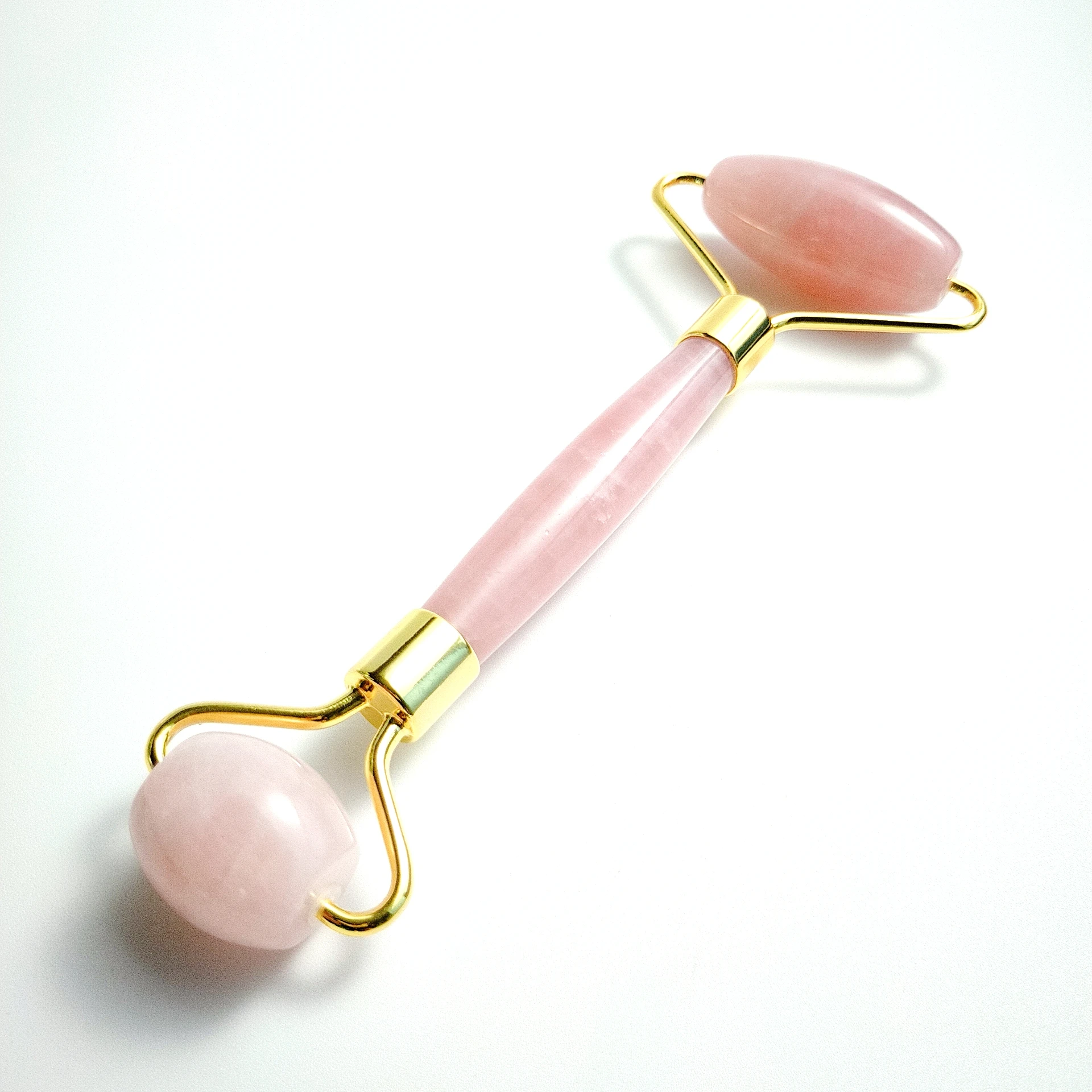 

Rose quartz Facial Jade Roller Massager for Face Eyes Cheeks Forehead Neck Skin Care Tool