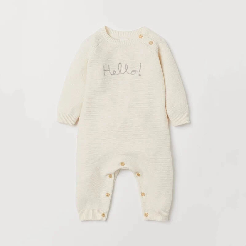 

fashion knitted long-sleeved sweater infant toddlers clothing baby rompers