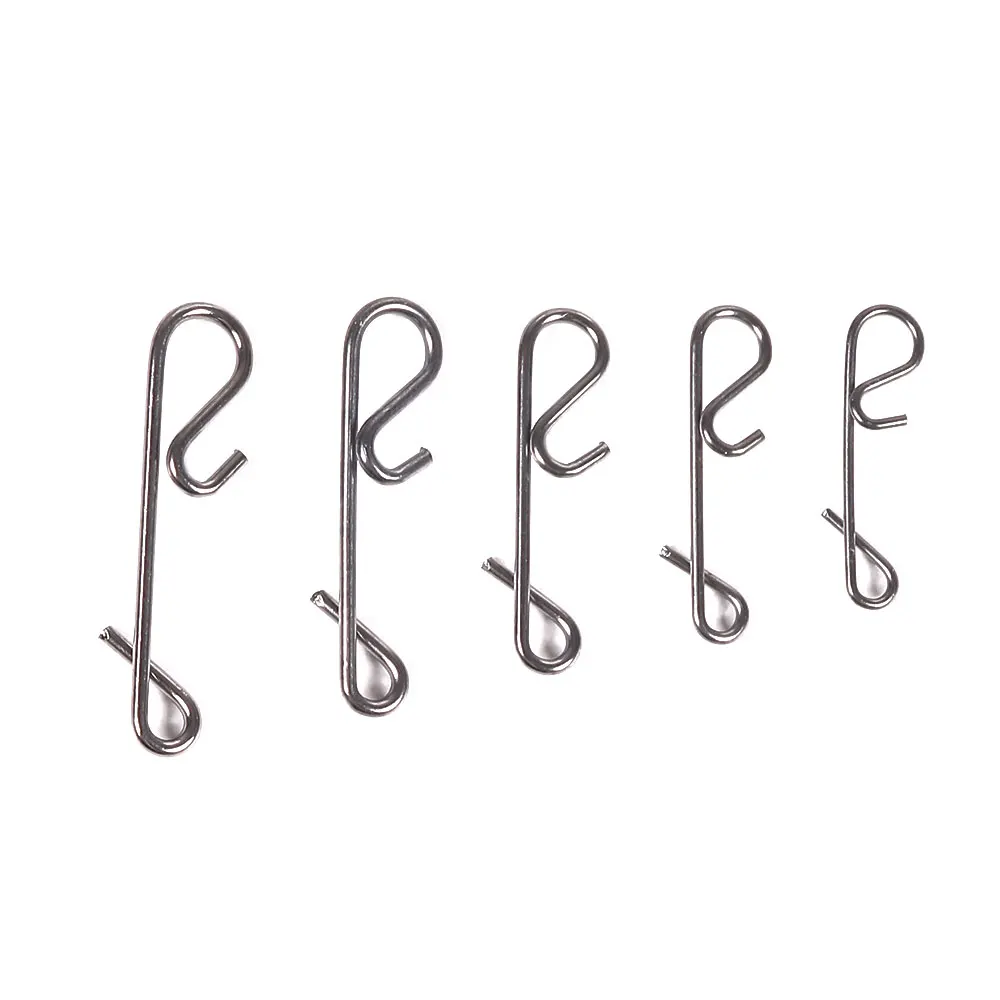 Snap-On Swivel Fishing Gear Bucket 50 Pieces One Bag Swivel Snap Hook