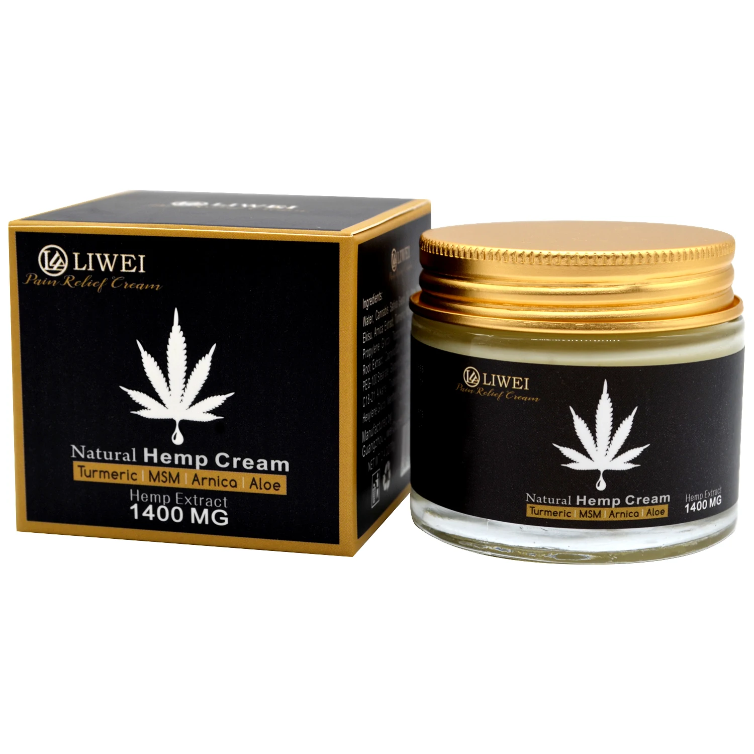 

2019 Amazon Hot Sale Moisturizing Firming Pure CBD Oil Extract Hemp Pain Relief Cream for Face and Body Care, Licency, pale yellow