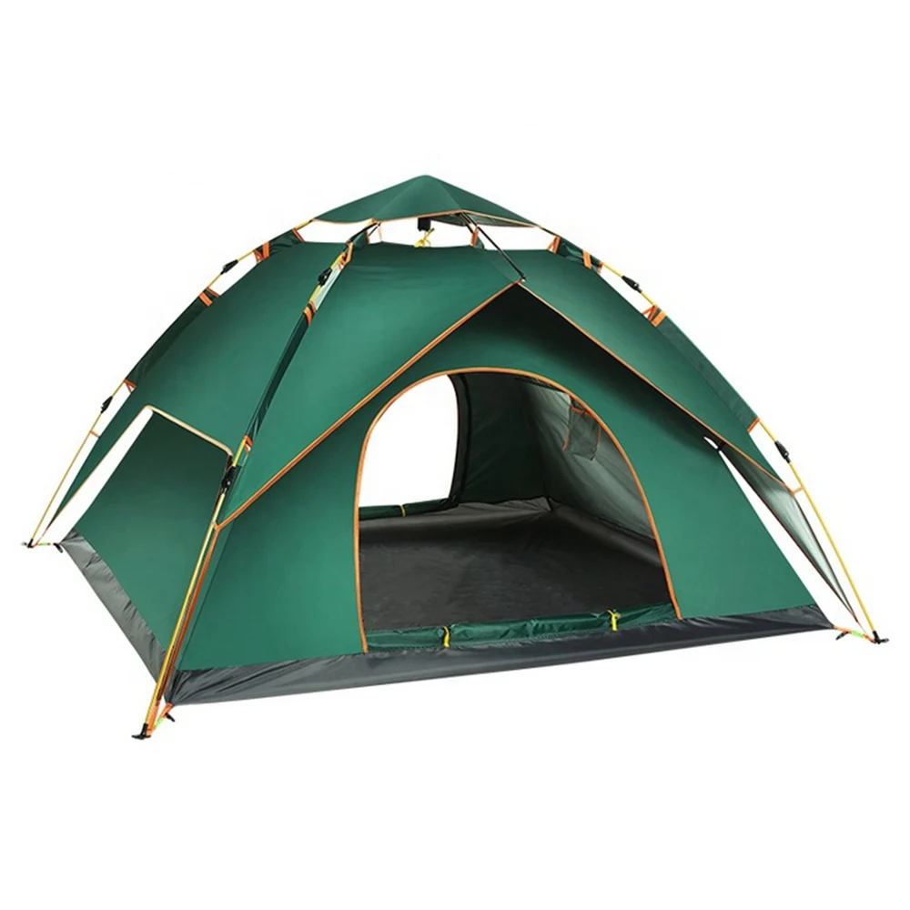 

European 4 Persons Large Luxury Wind Resistant Family Carpas De Double Picnic Camping Tent Four-season Tent 1 Pcs Accecptable