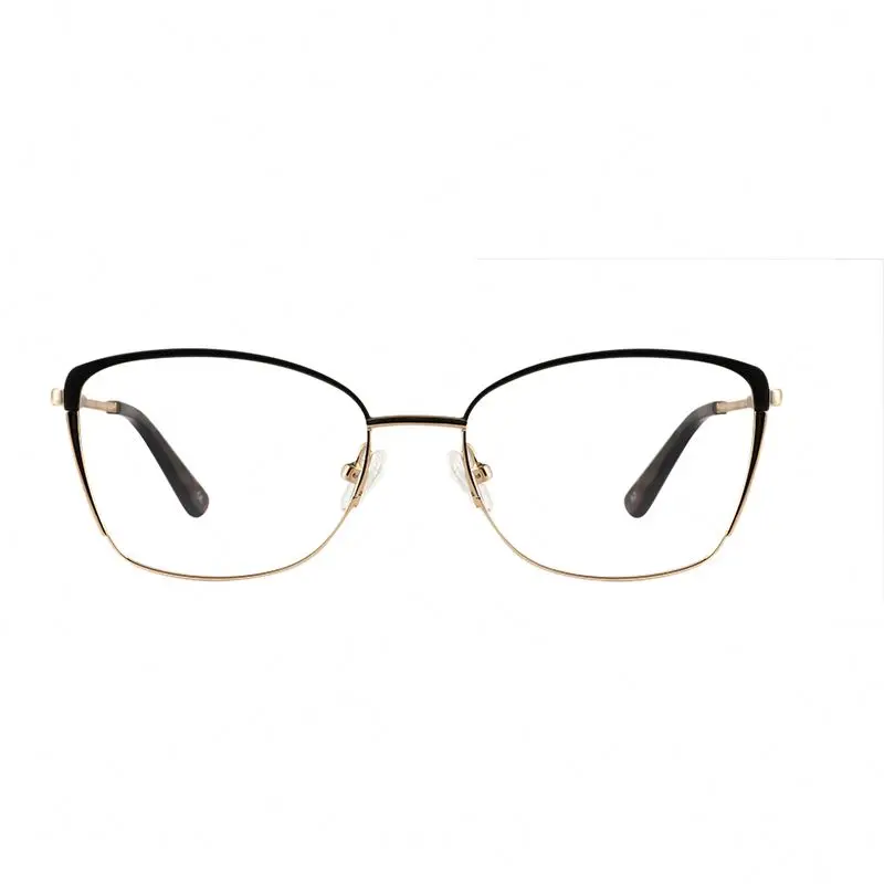 

2021 New Arrival Fashion Spectacle Cat Eye Frames Optical Glasses Women Ladies Designer Metal Frames Optical