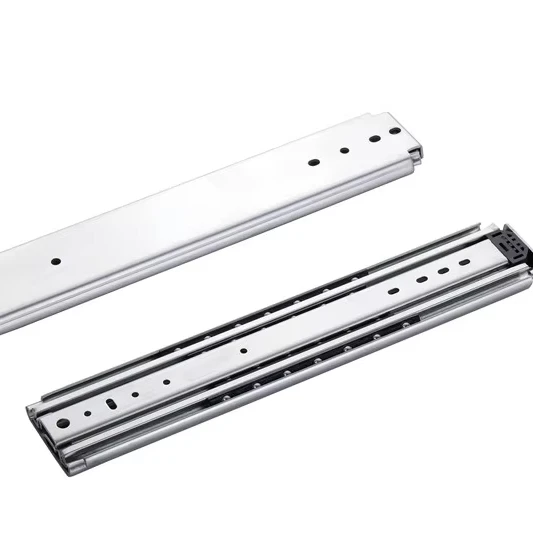 76mm Broad Side Mount Ball Bearing Slide for Heavy Duty Ladegeleiders With and Without Slot for Bedroom Bathroom Laundry Gym