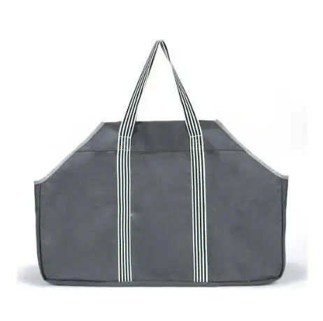 Premium firewood carrier bag handles wood bag canvas tote bag