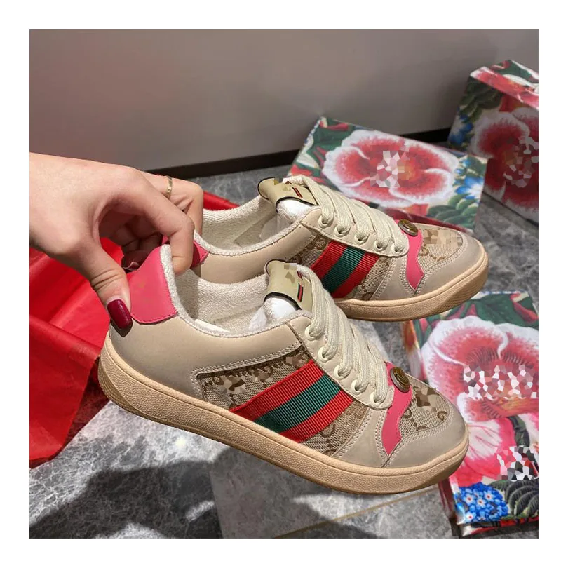 

Hanhan OEM designer sneakers famous brands classic casual men shoes sapatos de futebol gocci shoes guoci sneakers women