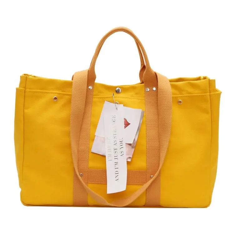 

wholesale cotton canvas tote hand bag beach bag