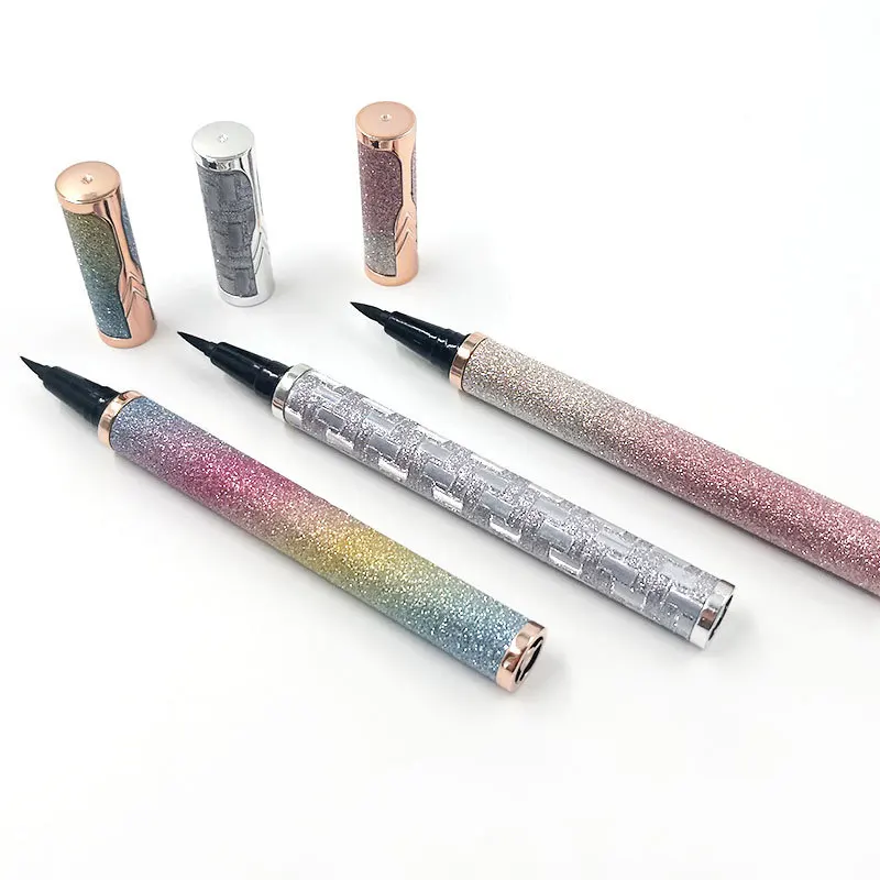 

wholesale magnetic eyeliner glue pen colorful matte adhesive eyeliner private label, Stock