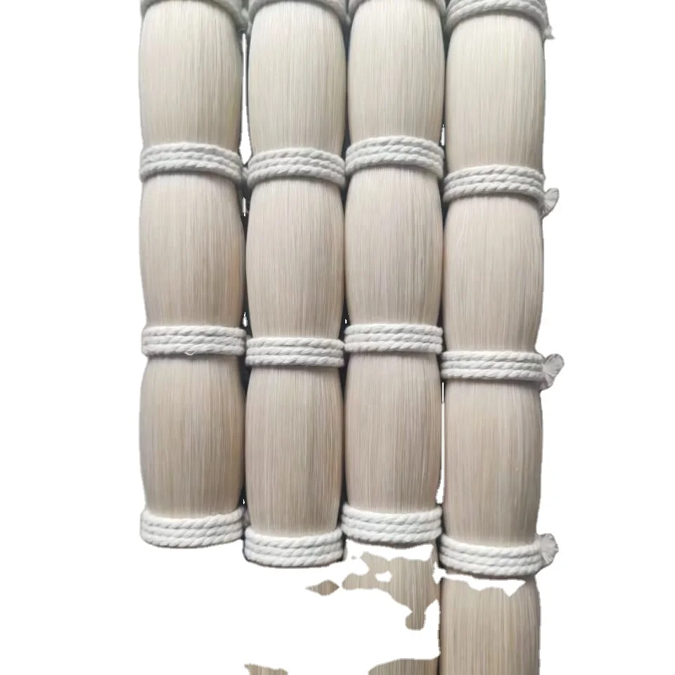 High Quality 28-35 Inches Mongolia Horse Tail Hairs for Violin Bow Hairs Cello Bow Hair and Other National Music Instrument