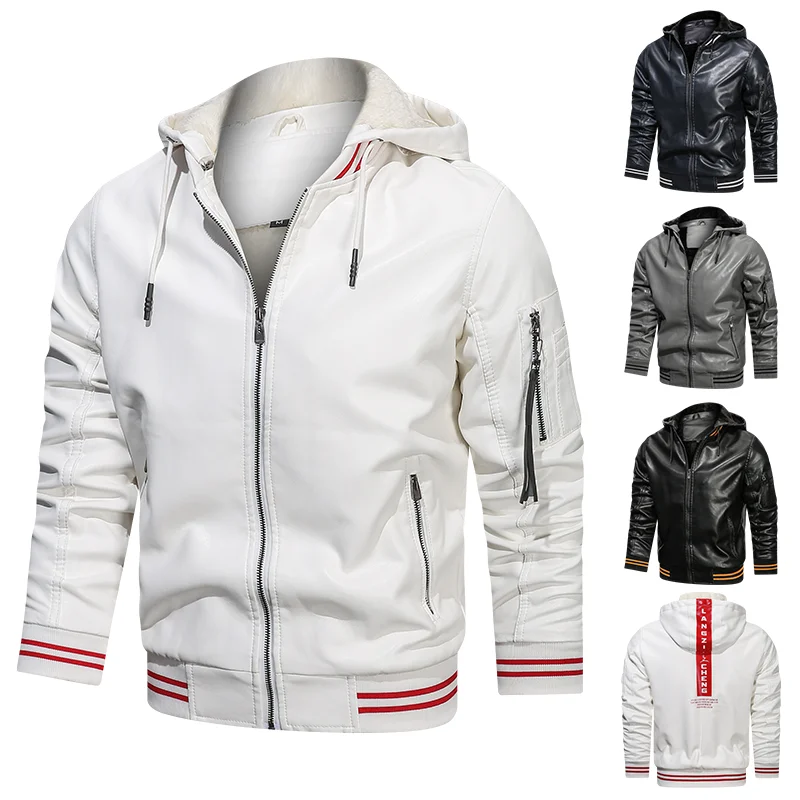 

Most Popular Quality Custom Men Jacket Manufacturer Pu Leather Jacket Washed Made Top Product Leather Jacket, Colors