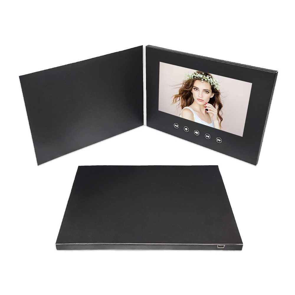 

Modern Novel Design HD China Digital Display Card Lcd Screen Gift Video Brochure