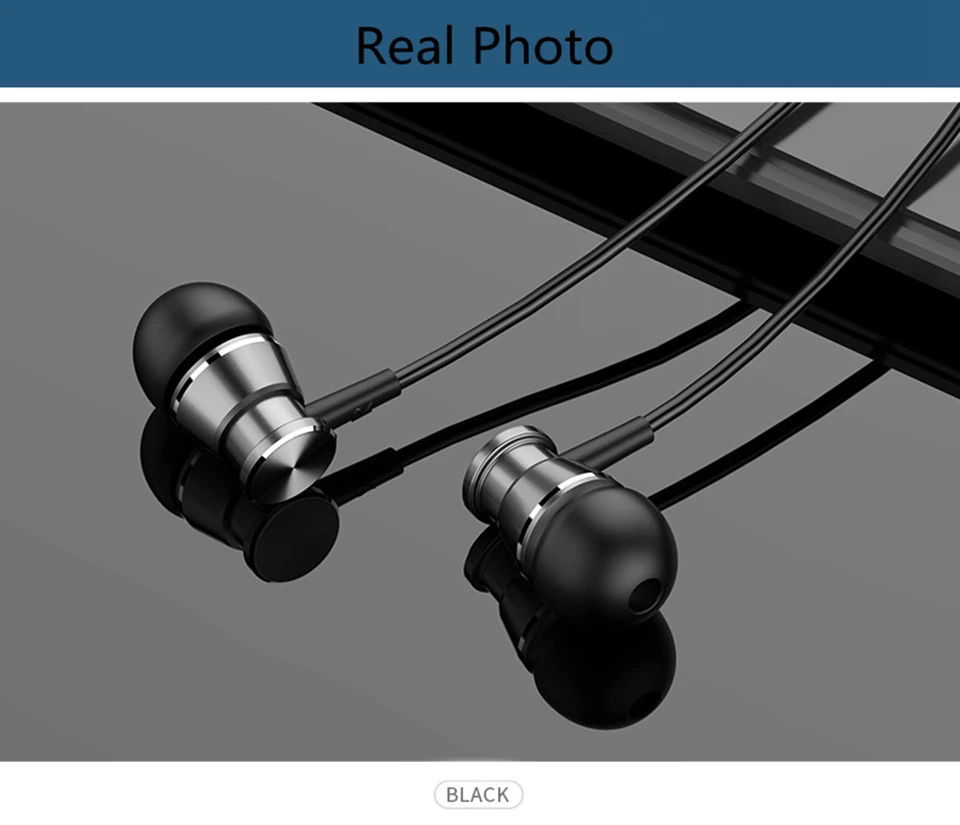 2019 Guangzhou Cheaper Bass Wired Mobile Earphone 3.5MM Earphones Metal For Iphone