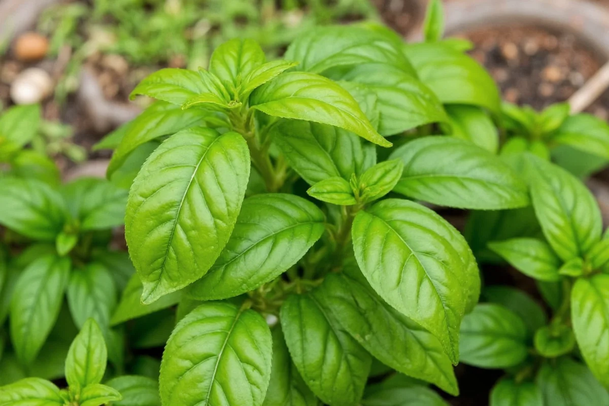 how to water basil plant